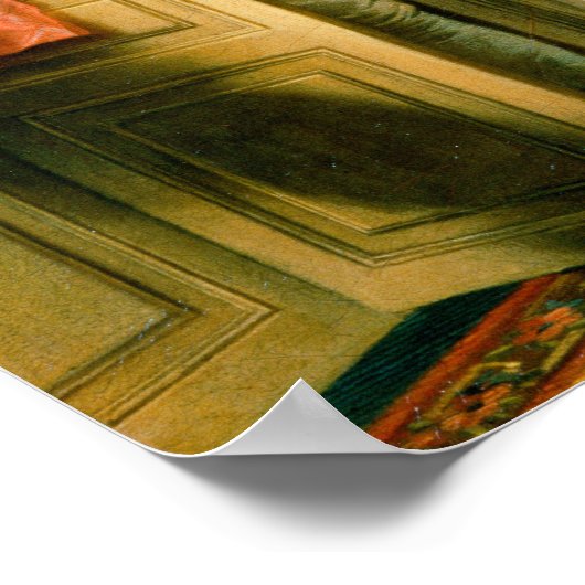 Poster Jean-Honore Fragonard : Le baiser volé (Coin)