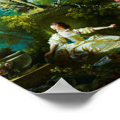 Poster Jean-Honore Fragonard : Le progrès de l'amour. (Coin)