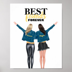 Poster Jean Jacket, meilleur ami de BFF