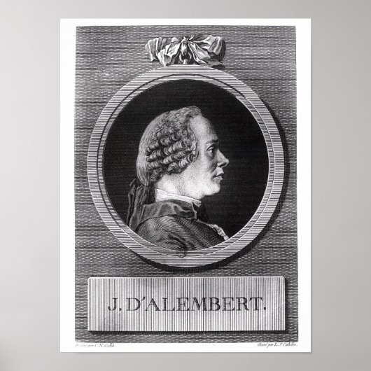 Poster Jean le Rond d'Alembert (Devant)