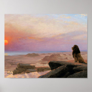 Poster Jean-Leon Gerome - Les Deux Majestés