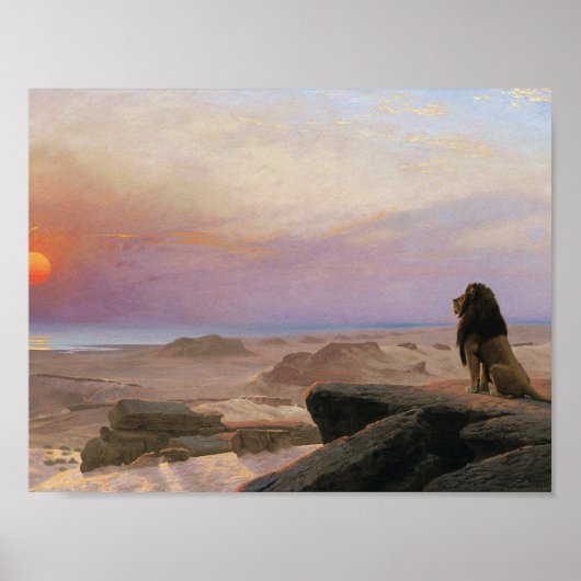 Poster Jean-Leon Gerome - Les Deux Majestés (Devant)