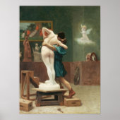 Poster Jean-Leon Gerome Pygmalion et Galatea 1890 Art (Devant)