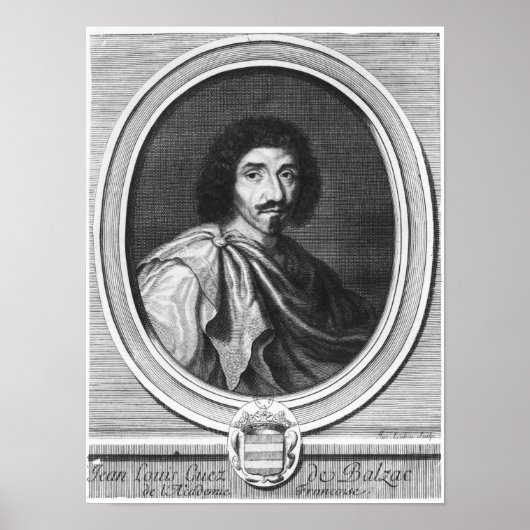 Poster Jean Louis Guez de Balzac (Devant)