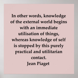 Poster jean piaget