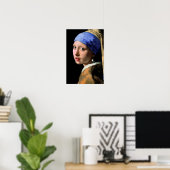 Poster Jean Vermeer Girl (Bureau à domicile)