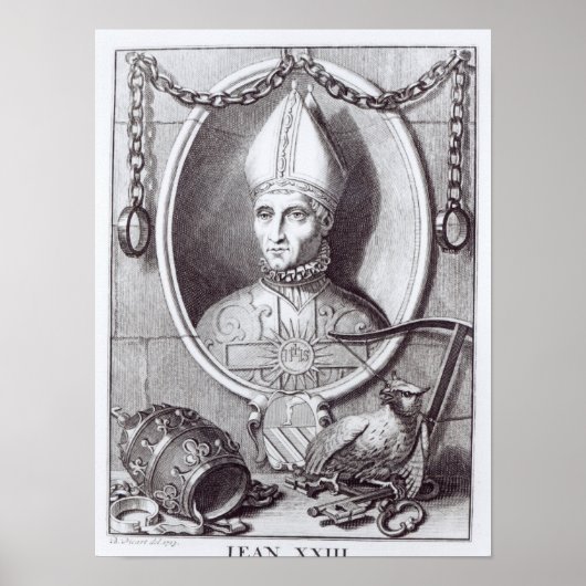 Poster Jean XXIII, 1713 (Devant)