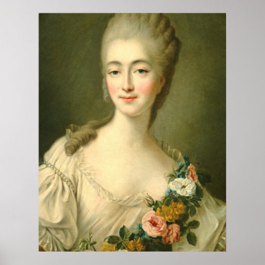 Poster Jeanne Bécu - François Hubert Drouai Beaux-Arts (Devant)