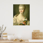 Poster Jeanne Bécu - François Hubert Drouai Beaux-Arts (Cuisine)