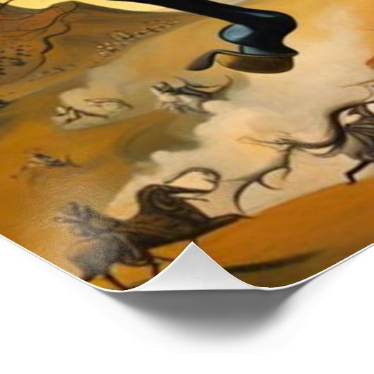 Poster Jeanne d'Arc à cheval (Coin)