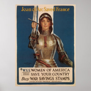 Poster Jeanne d'Arc a sauvé la France
