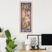 Poster Jeanne d'Arc ~ Alphonse Mucha (Bureau à domicile)