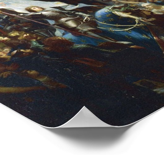 Poster Jeanne d'Arc entre à Orléans (Coin)