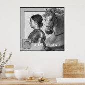 Poster Jeanne d'Arc et son cheval de guerre (Cuisine)