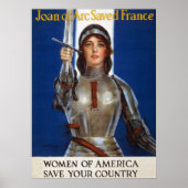 Poster Jeanne d'Arc : La servante d'Orléans, héroïne du c (Devant)