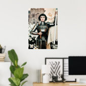 Poster Jeanne d'Arc par Albert Lynch (Bureau à domicile)