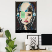 Poster 'Jeanne d'Arc' Peinture sur un (Bureau à domicile)