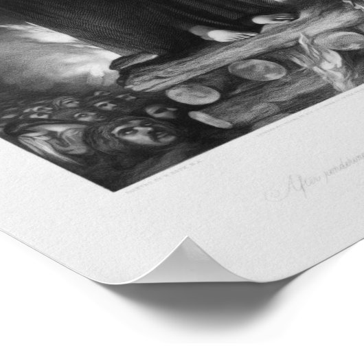 Poster Jeanne d'Arc - Un martyr dans leur cause (Coin)