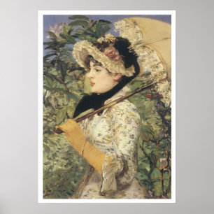 Poster Jeanne : Printemps 1881 Edouard Manet