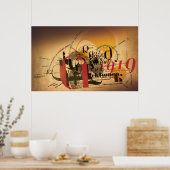 Poster Jeanne : Typo 1919 (Cuisine)