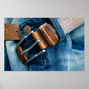 Poster Jeans bleus