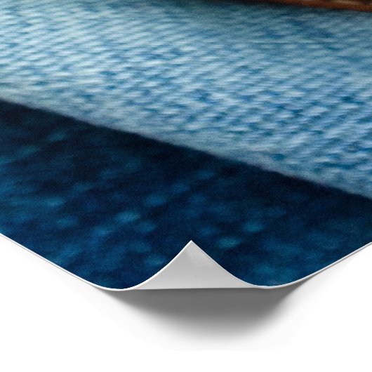 Poster Jeans bleus (Coin)