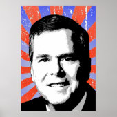 Poster Jeb Bush Portrait (Devant)