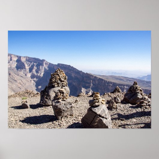 Poster Jebel Shams - Sultanat d'Oman (Devant)