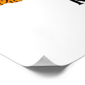 Poster J'Économise Mes Chemises Rouges Pour Les Dimanche (Coin)