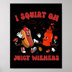 Poster J'Écris Sur Des Époux Juteux - Humour Adulte Amusa