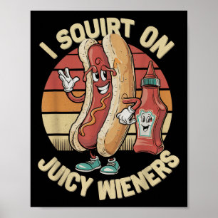 Poster J'Écris Sur Jicy Wieners Mème Humour Sarcastique A
