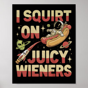 Poster J'Écris Sur Jicy Wieners Mème Humour Sarcastique A