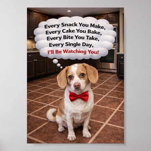 Poster "Jed is Watching You" (Devant)