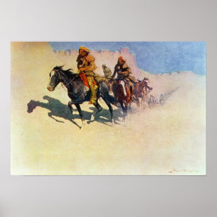 Poster Jedediah Smith traversant le désert