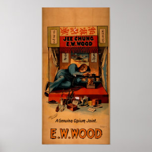Poster JEE CHUNG Genuine Opium Joint VAUDEVILLE