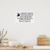 Poster Jefferson : Empêchez Le Gouvernement ! (Cuisine)