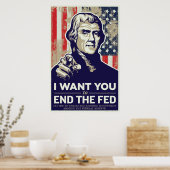 Poster Jefferson Finit L'Affiche De La Fed (Cuisine)