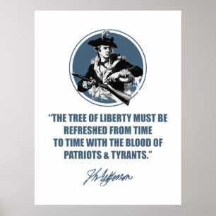 Poster Jefferson - L'arbre de la liberté