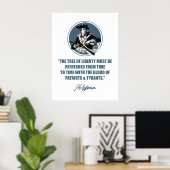 Poster Jefferson - L'arbre de la liberté (Bureau à domicile)