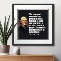 Jefferson : le droit de porter des armes