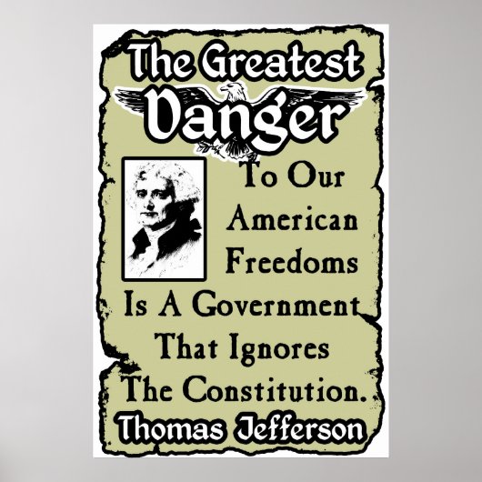 Poster Jefferson : Le plus grand danger (Devant)