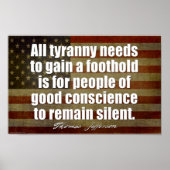 Poster Jefferson : Tout tyran a besoin... (Devant)