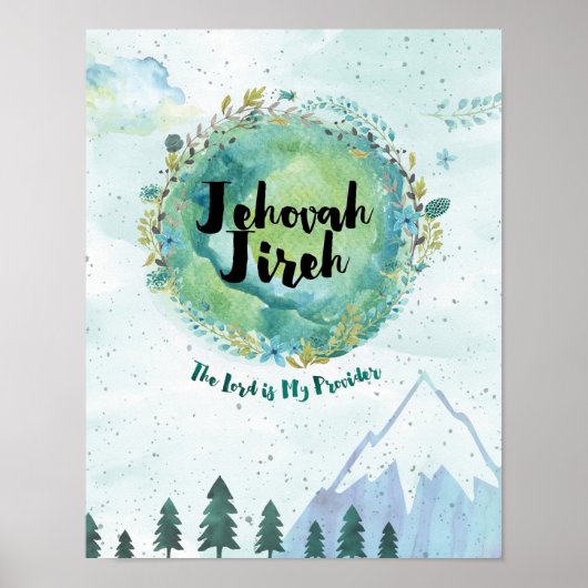 Poster Jéhovah Jireh, Le Seigneur Fournira L'Affiche (Devant)