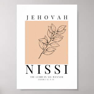 Poster Jehovah Nissi imprimable