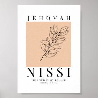 Poster Jehovah Nissi imprimable