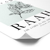 Poster Jehovah Raah Imprimable (Coin)