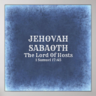 Poster Jehovah Sabaoth