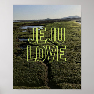 Poster Jeju Love - Jeju - Jeju Island - Corée du Sud