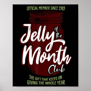 Poster Jelly Du Mois Club Amusants Hommes Et Femmes Chris