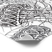 Poster Jelly Fish Doodle 2 (Coin)